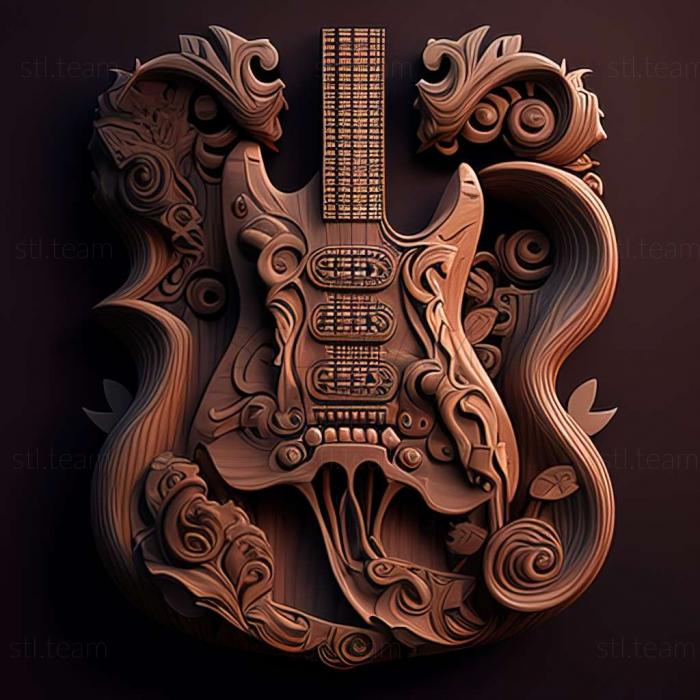 3D модель Игра Герой гитары (STL)